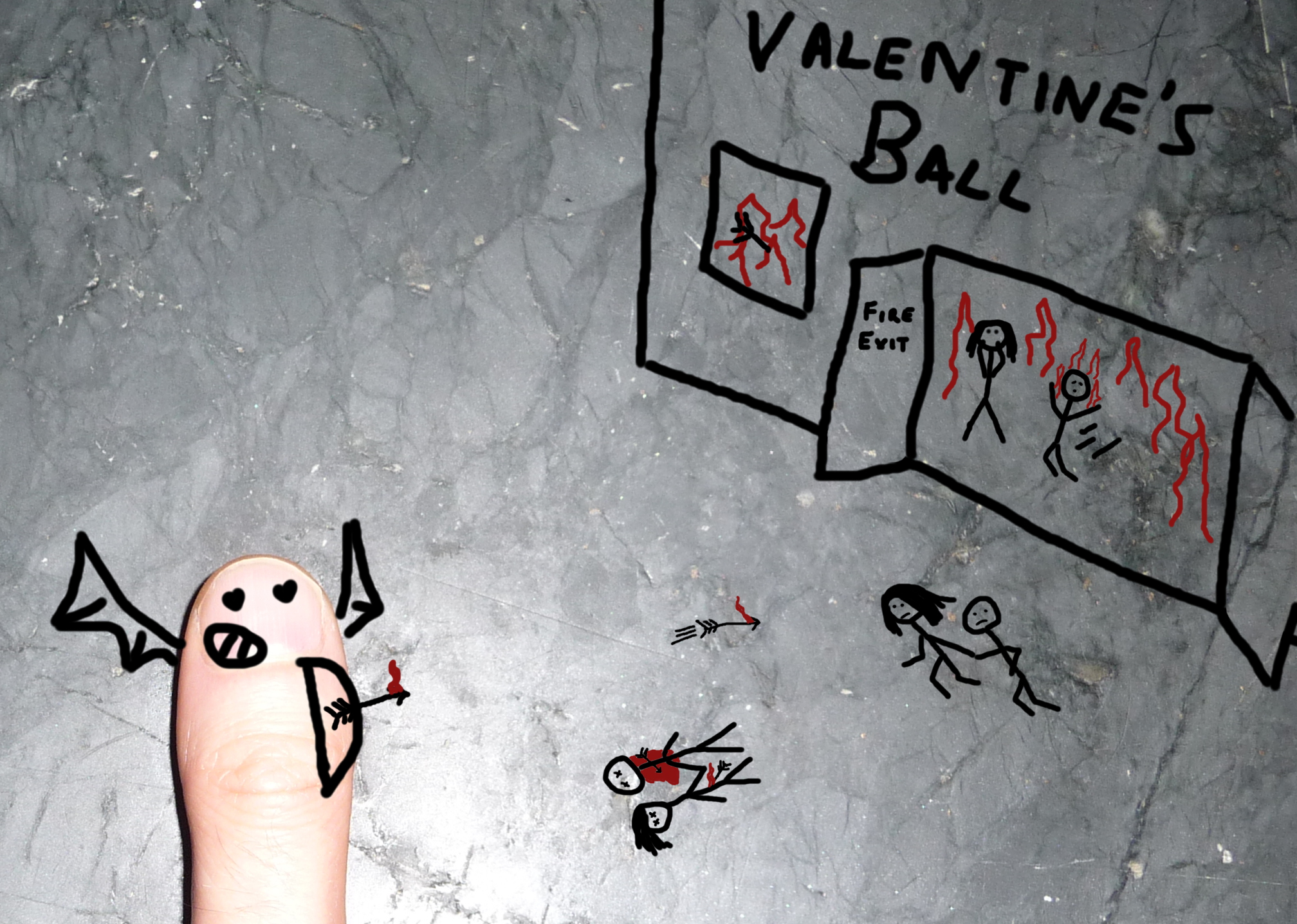Evil Thumb Cupid - Valentine's Day 2014